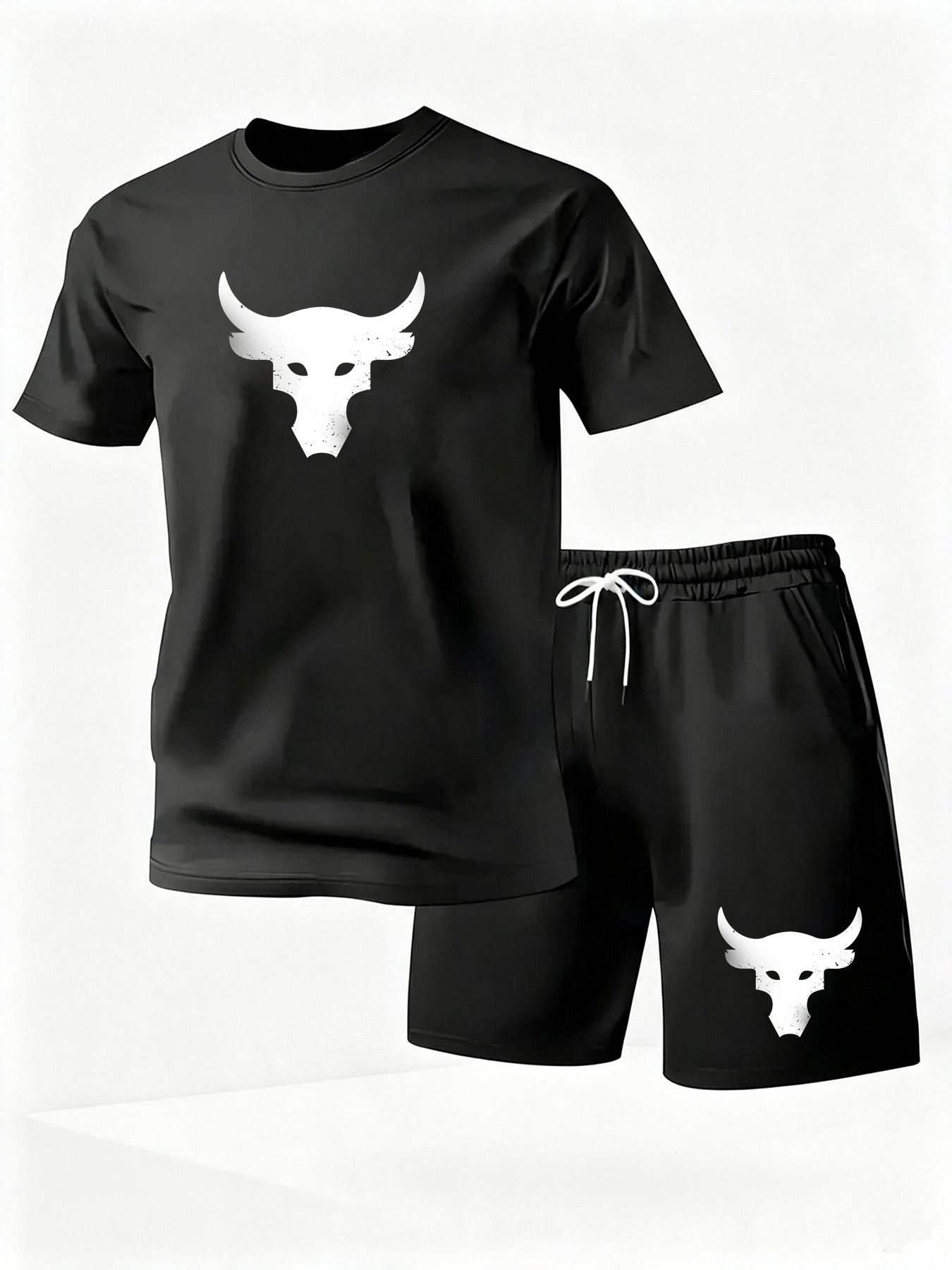 Mens Fashion Workwear - Sommer Herren Schnelltrocknendes Freizeit-Kurzarm-T-Shirt und Shorts