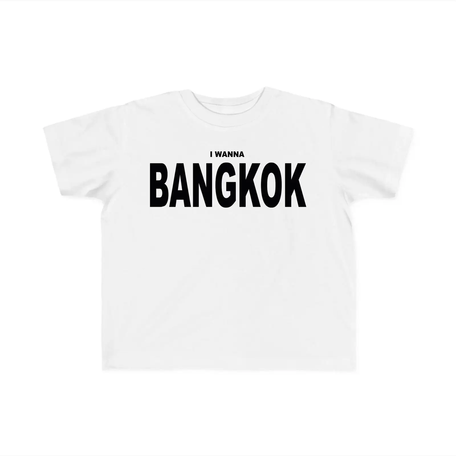 Mens Fashion Bangkok - I Wanna Bangkok Baby T-Shirt Vintage-Washed-Top