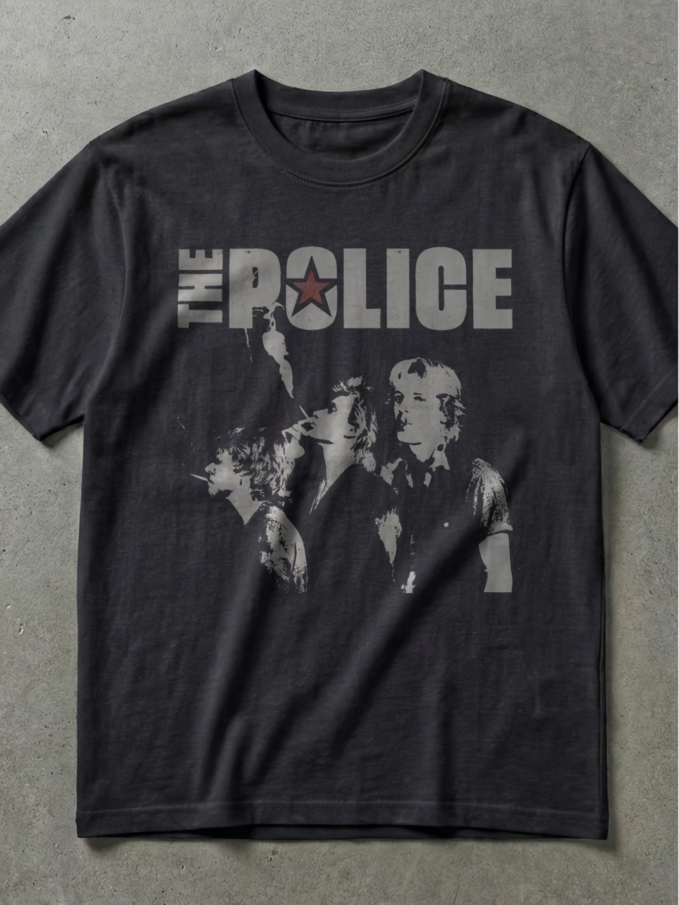 Men'S Fashion 70S - Herren-T-Shirt „The Poli Band“ im Retro-Stil