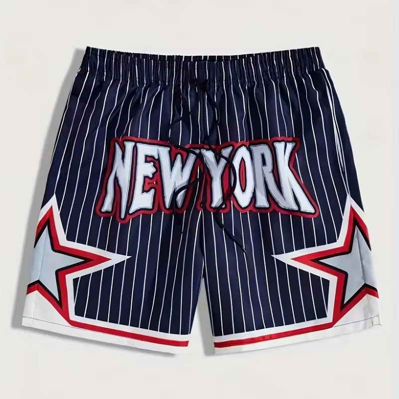 Men'S Fashion New York - Sommer Herren New York Shorts Kinder