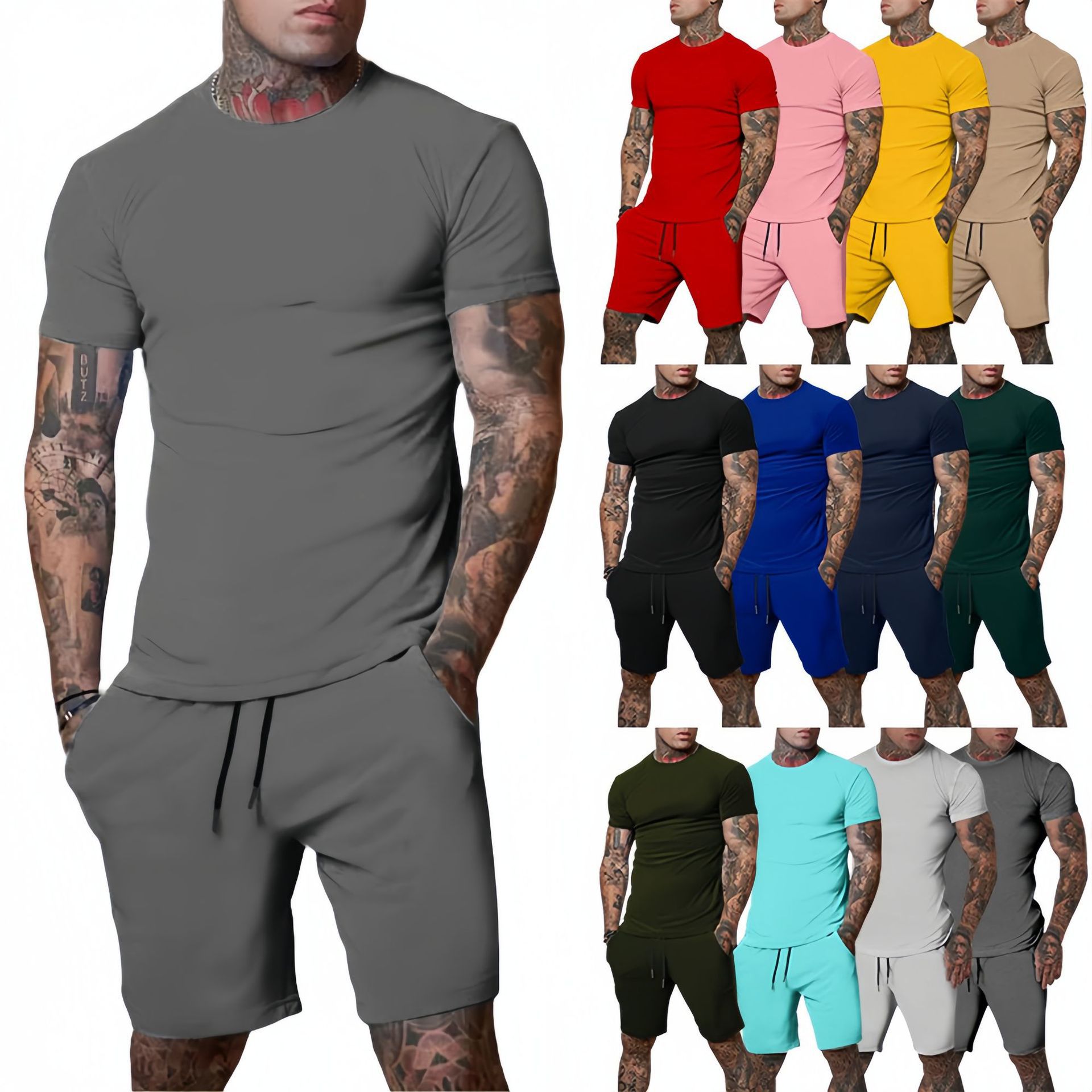 Mens Fashion Workwear - Modischer und Lässiger Sommer-Outdoor-Sportanzug für Herren: