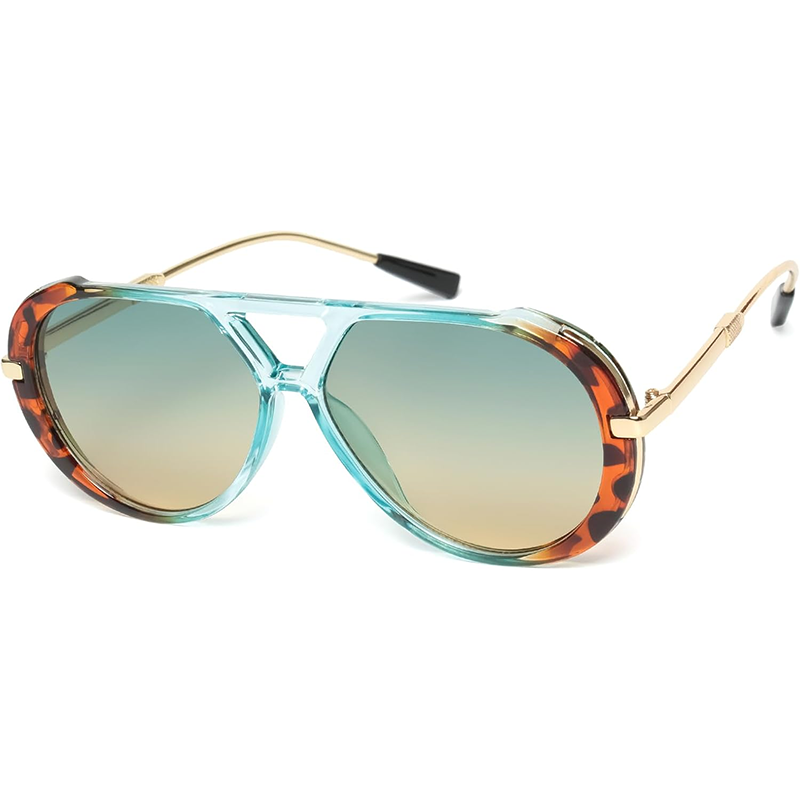 Men'S Fashion 70S - KENBO Retro Gold Pilotenbrille für Damen