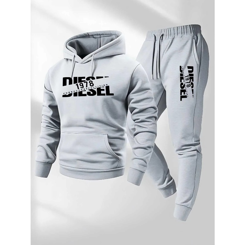 Mens Fashion Style - Herbst und Winter neues Kapuzenpullover Sportbekleidung