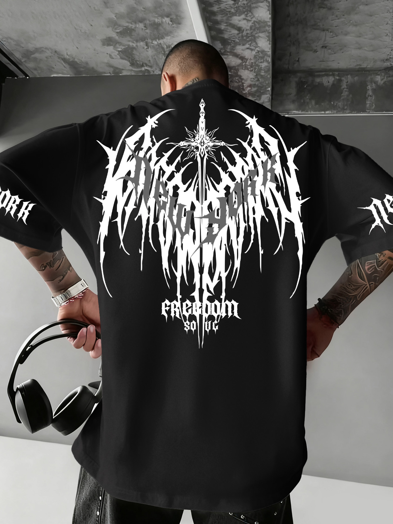 Herren Hip-Hop Kurzarm-T-Shirt – Men'S Fashion New York Bewertung und Preis