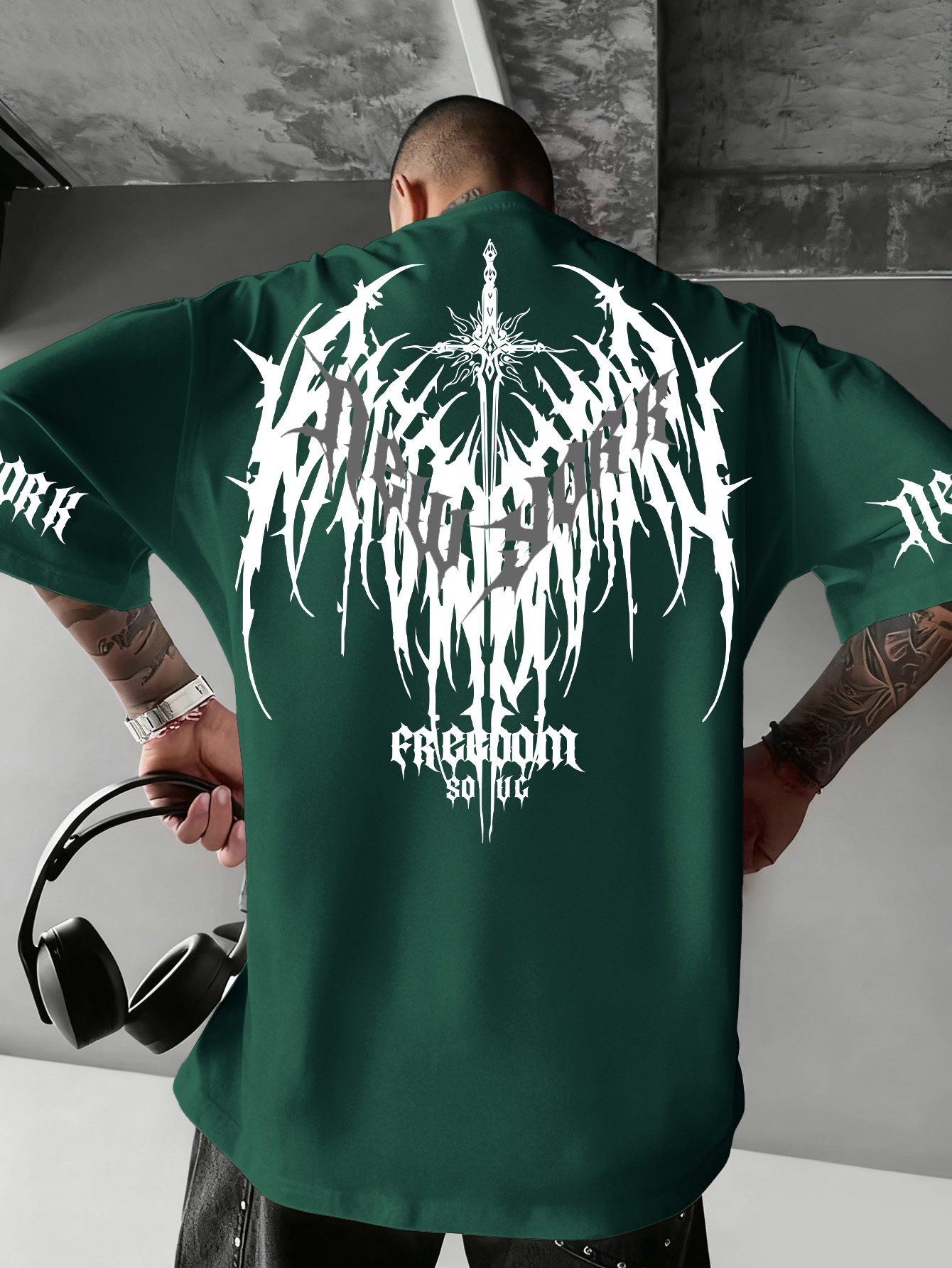 Herren Hip-Hop Kurzarm-T-Shirt – Men'S Fashion New York Bewertung und Preis