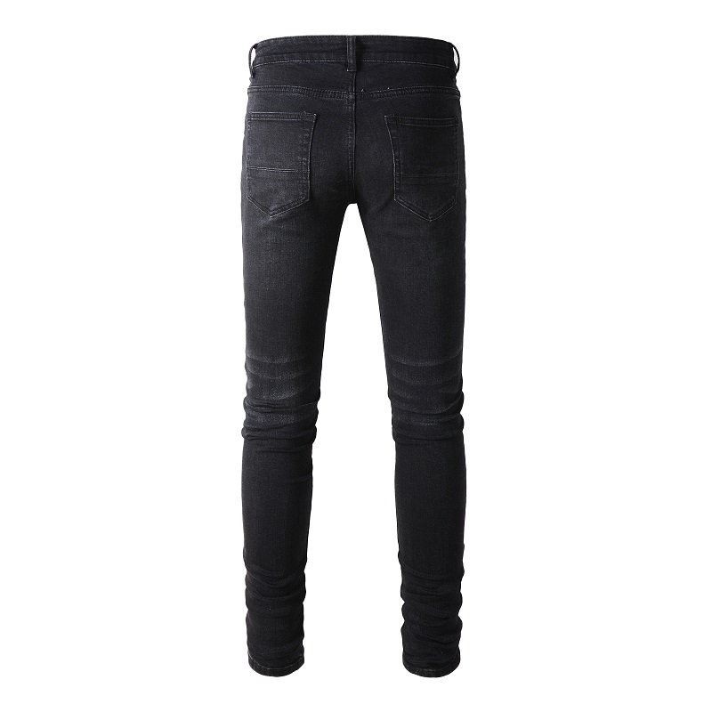 Schwarze Distressed-Bandana-Je – Skinny Jeans Ripped Bewertung und Preis