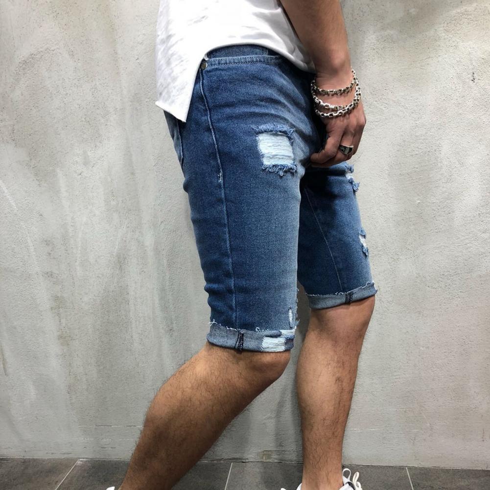 Männer Kurze Jeans Denim Engen – Skinny Jeans Ripped Bewertung und Preis