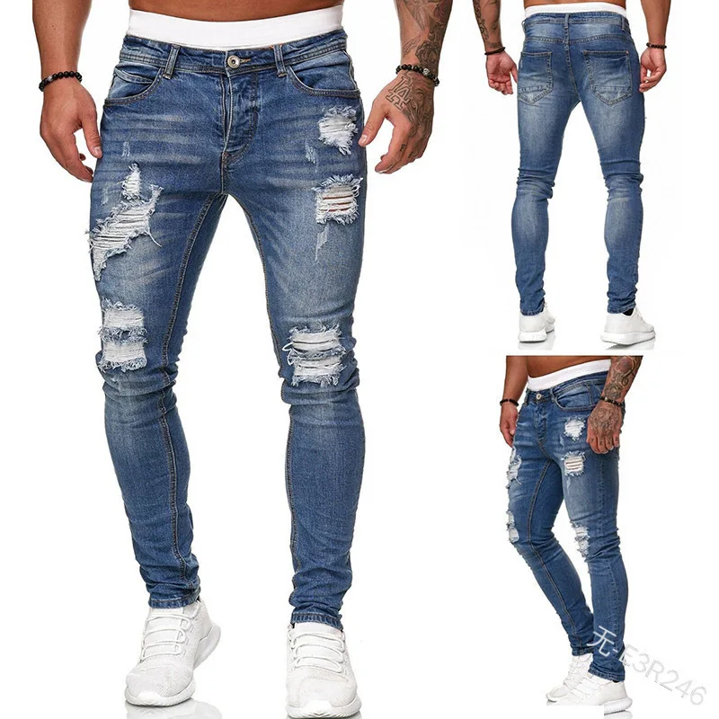 Zerrissene Herren-Jeans, Denim – Skinny Jeans Ripped Bewertung und Preis