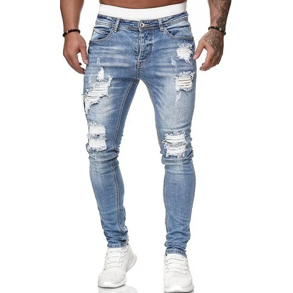 Zerrissene Herren-Jeans, Denim – Skinny Jeans Ripped Bewertung und Preis