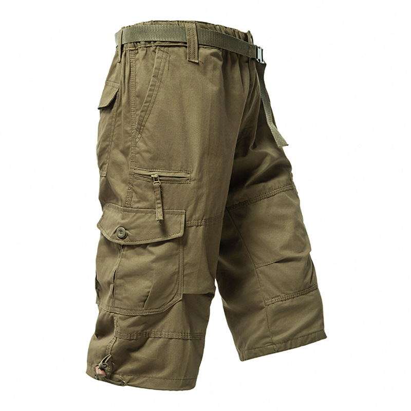 Herren Baumwoll 3/4 Hosen Lose – Mens Fashion Workwear Bewertung und Preis