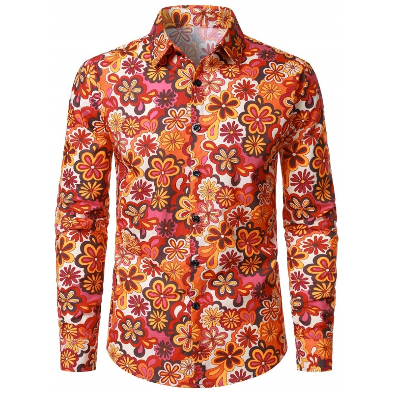 Herren Retro 70er Hippie Blume – Men'S Fashion 70S Bewertung und Preis
