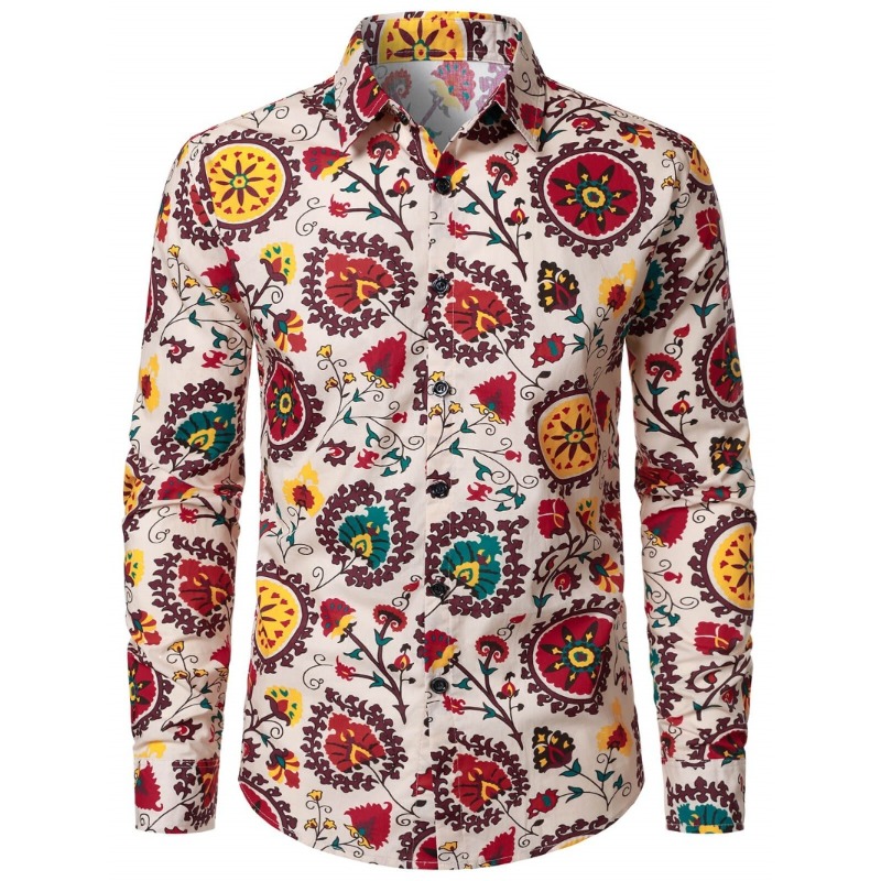 Herren Retro 70er Hippie Blume – Men'S Fashion 70S Bewertung und Preis