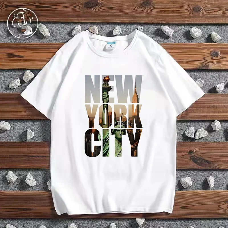 Fashion City Bedrucktes T-Shir – Men'S Fashion New York Bewertung und Preis