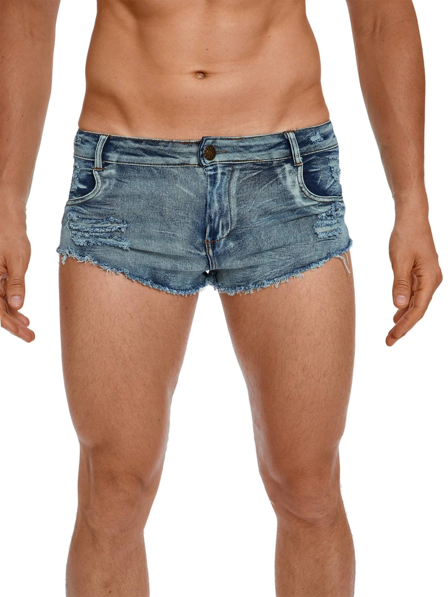 Herren-Jeansshorts mit Niedrig – Skinny Jeans Ripped Bewertung und Preis
