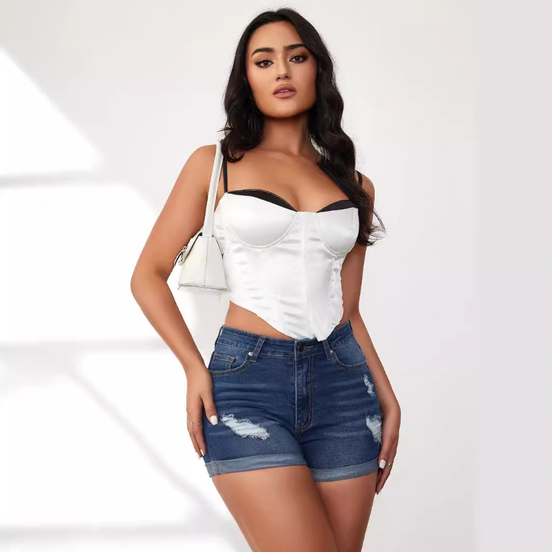 Frauen Jeans Hight Taille Hose – Skinny Jeans Ripped Bewertung und Preis